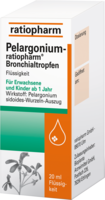 PELARGONIUM-RATIOPHARM Bronchialtropfen