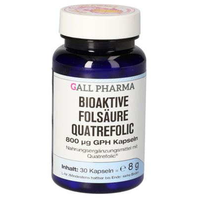 BIOAKTIVE Folsäure Quatrefolic 800 µg GPH Kapseln
